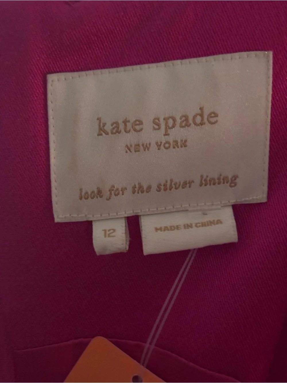 Kate Spade New York A-line Mini Dress SZ 12 Barbiecore